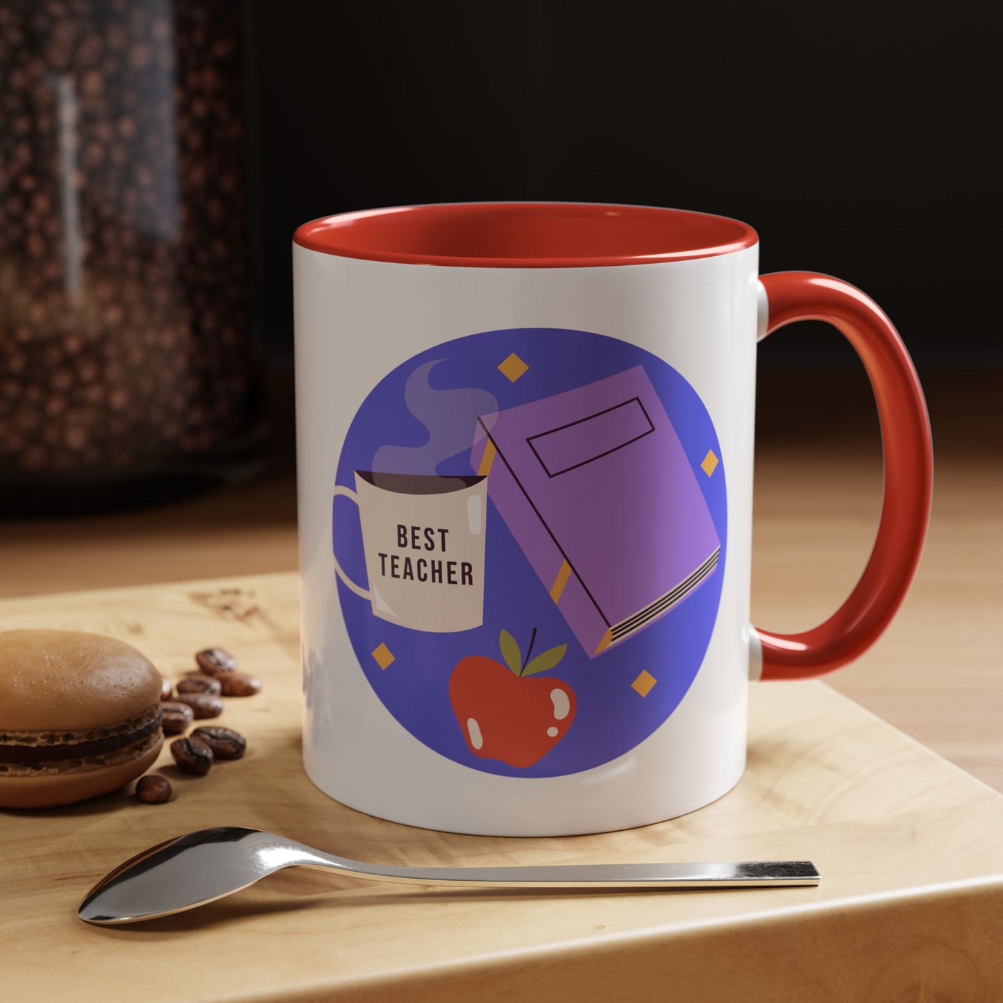 Best Teacher Accent Coffee Mug - Perfect Gift for Educators