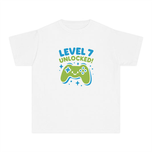 Level 7 Unlocked – Kids Relaxed Fit T-Shirt