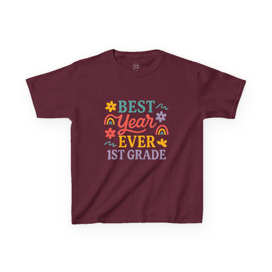 1st Grade Best Year Ever - Kids Classic Cotton T-Shirt