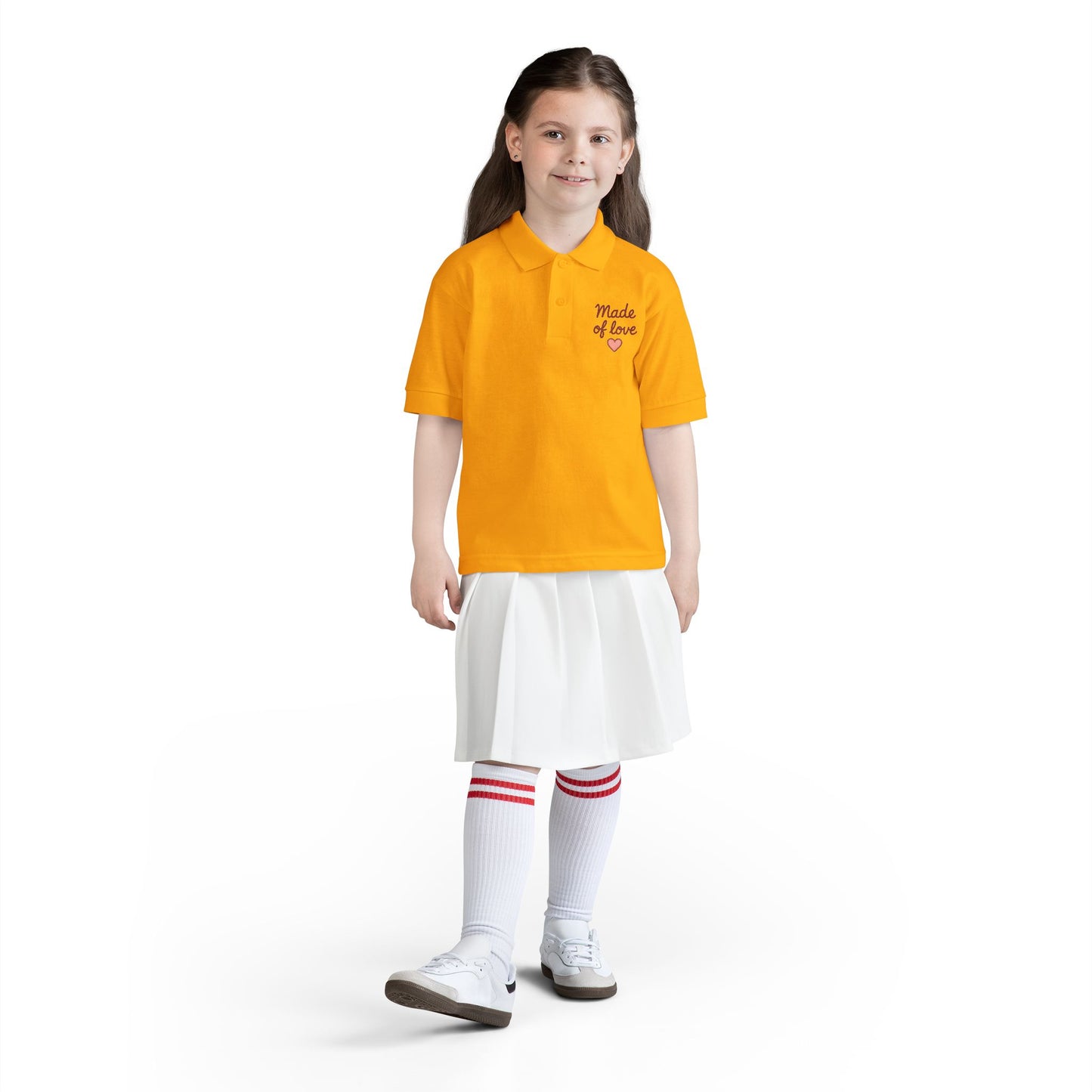 Made of Love – Kids Classic Polo Shirt