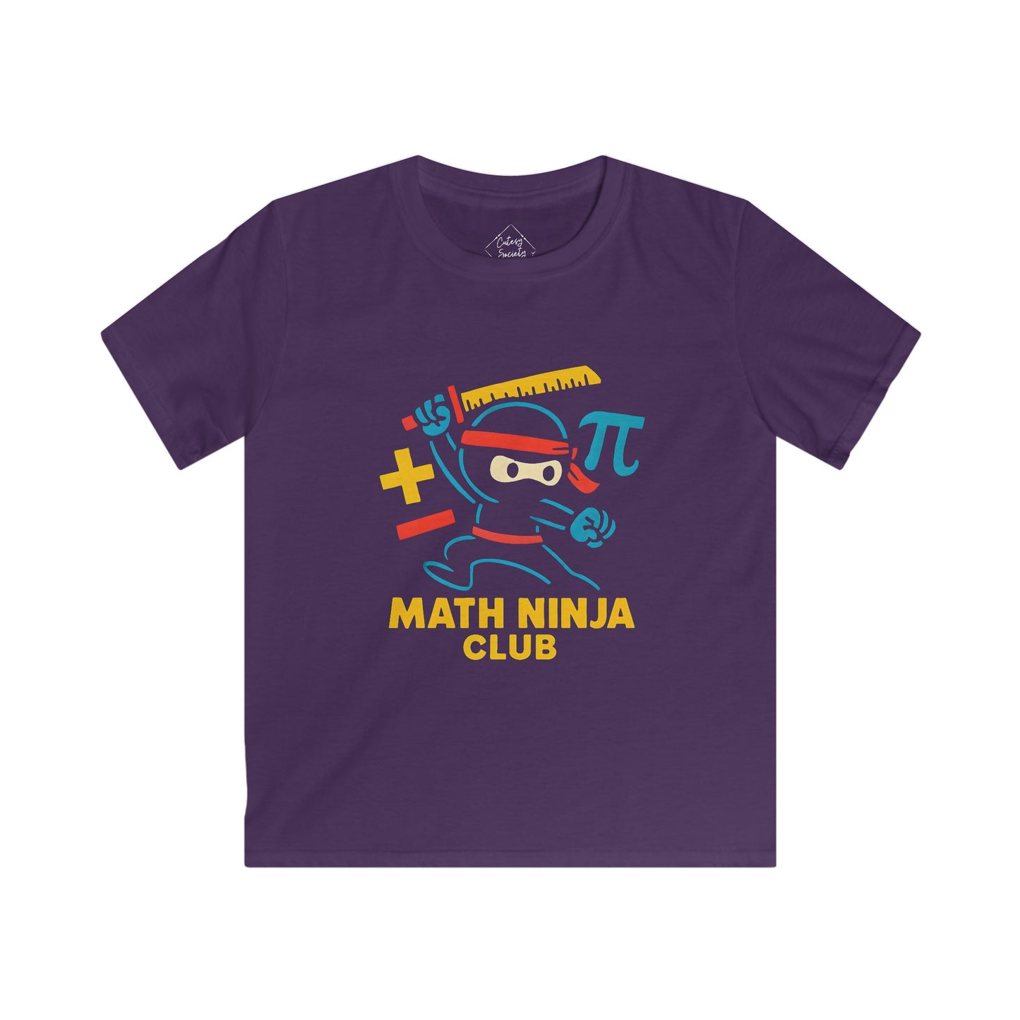Math Ninja Club - Kids Soft Cotton T-Shirt