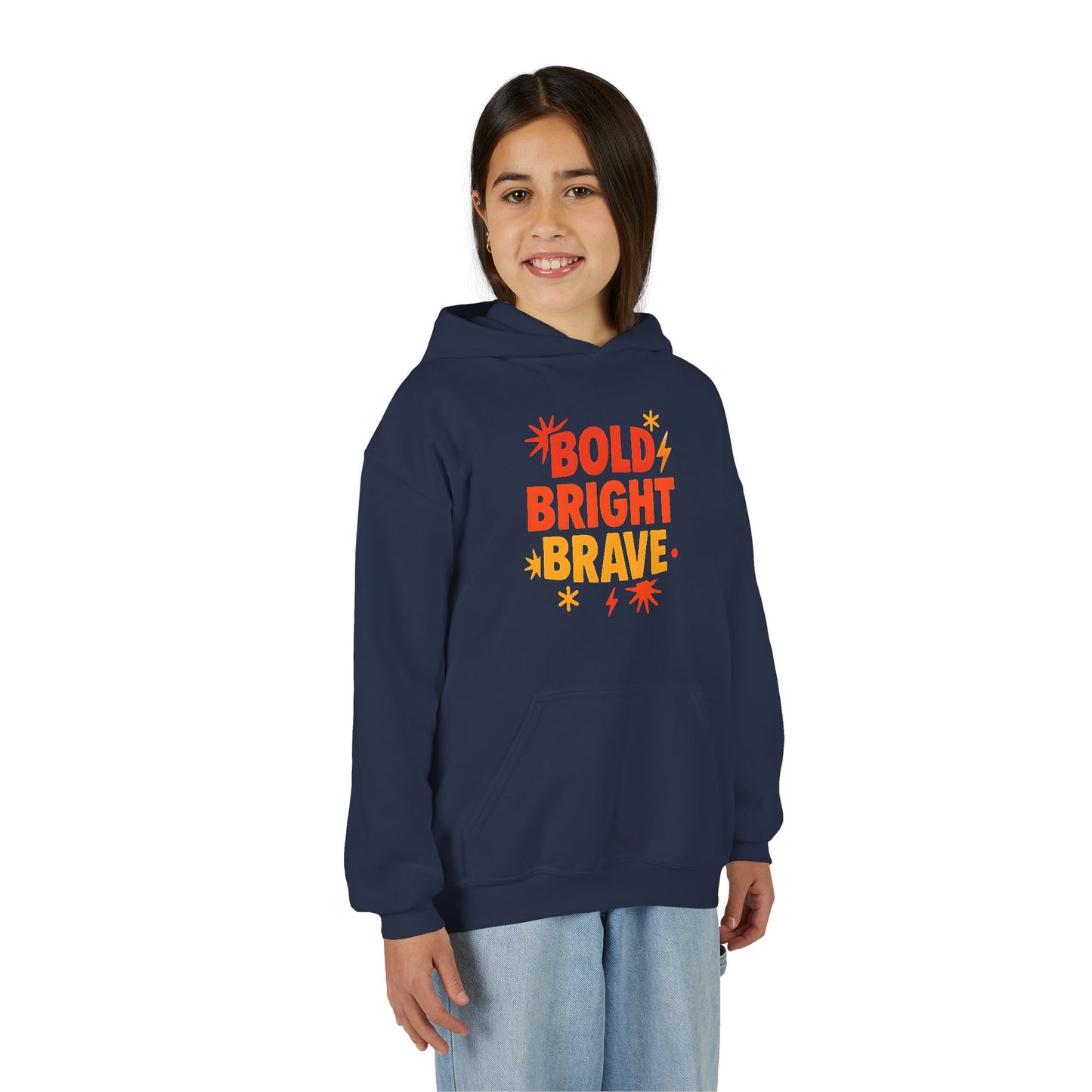 Bold Bright Brave - Kids Classic Hoodie Sweatshirt