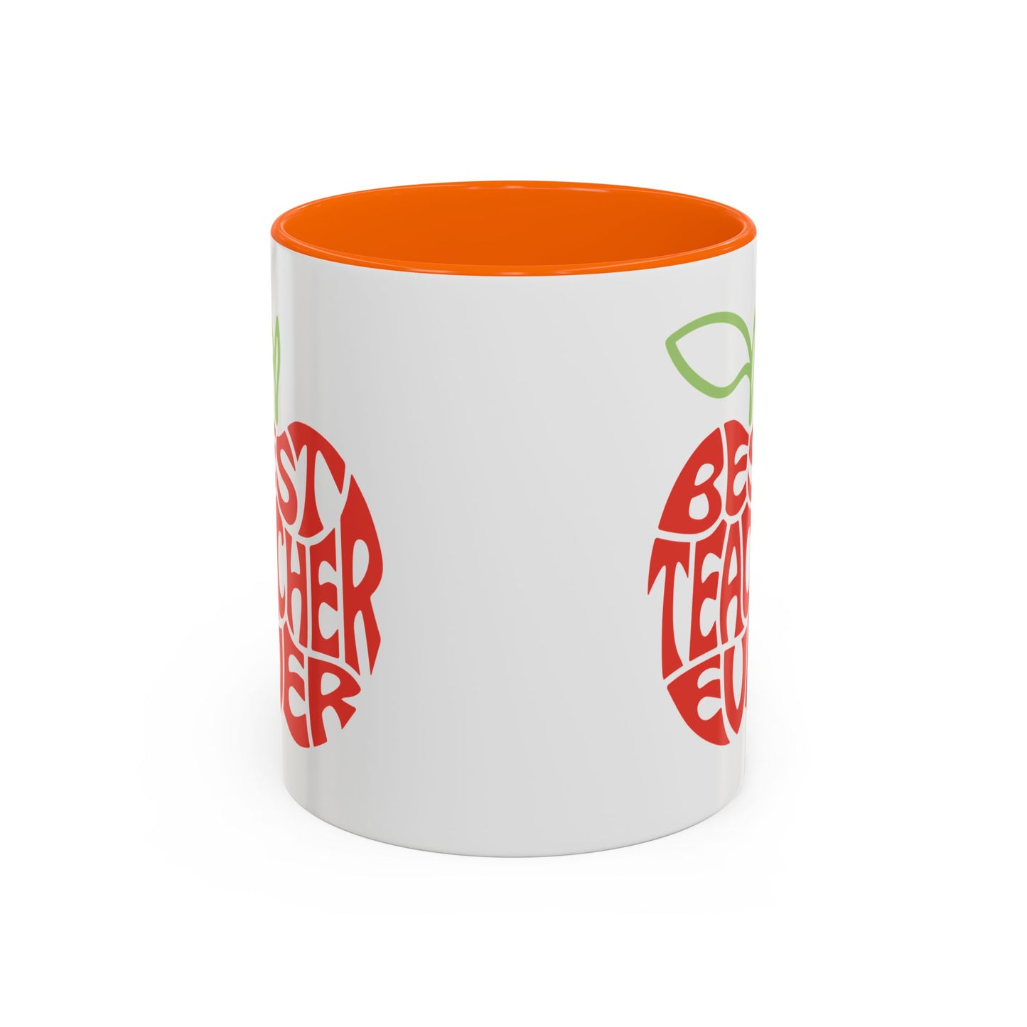 Best Teacher Ever Accent Coffee Mug - Perfect Gift for Educators