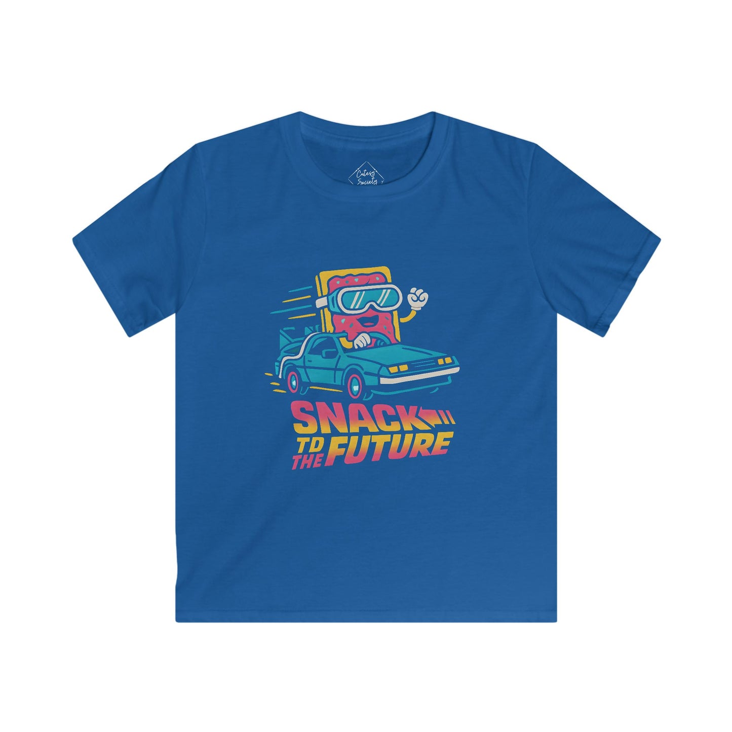 Snack to the future – Kids Soft Cotton T-Shirt