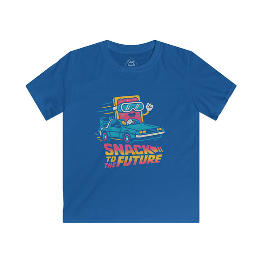 Snack to the future – Kids Soft Cotton T-Shirt