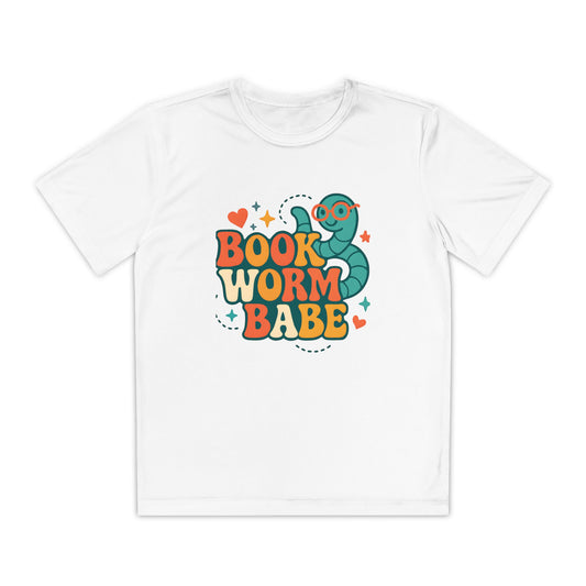 Book Worm Babe - Kids Active T-Shirt