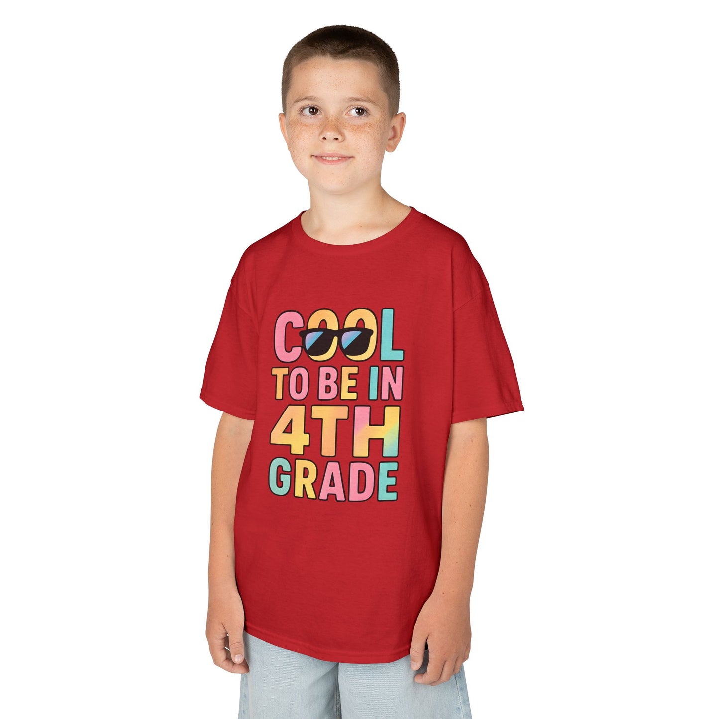 Cool 4th Grade - Kids Classic Cotton T-Shirt