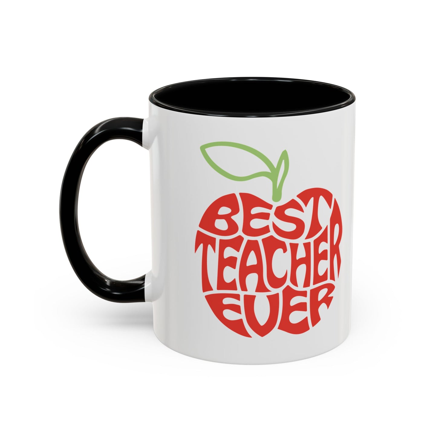 Best Teacher Ever Accent Coffee Mug - Perfect Gift for Educators