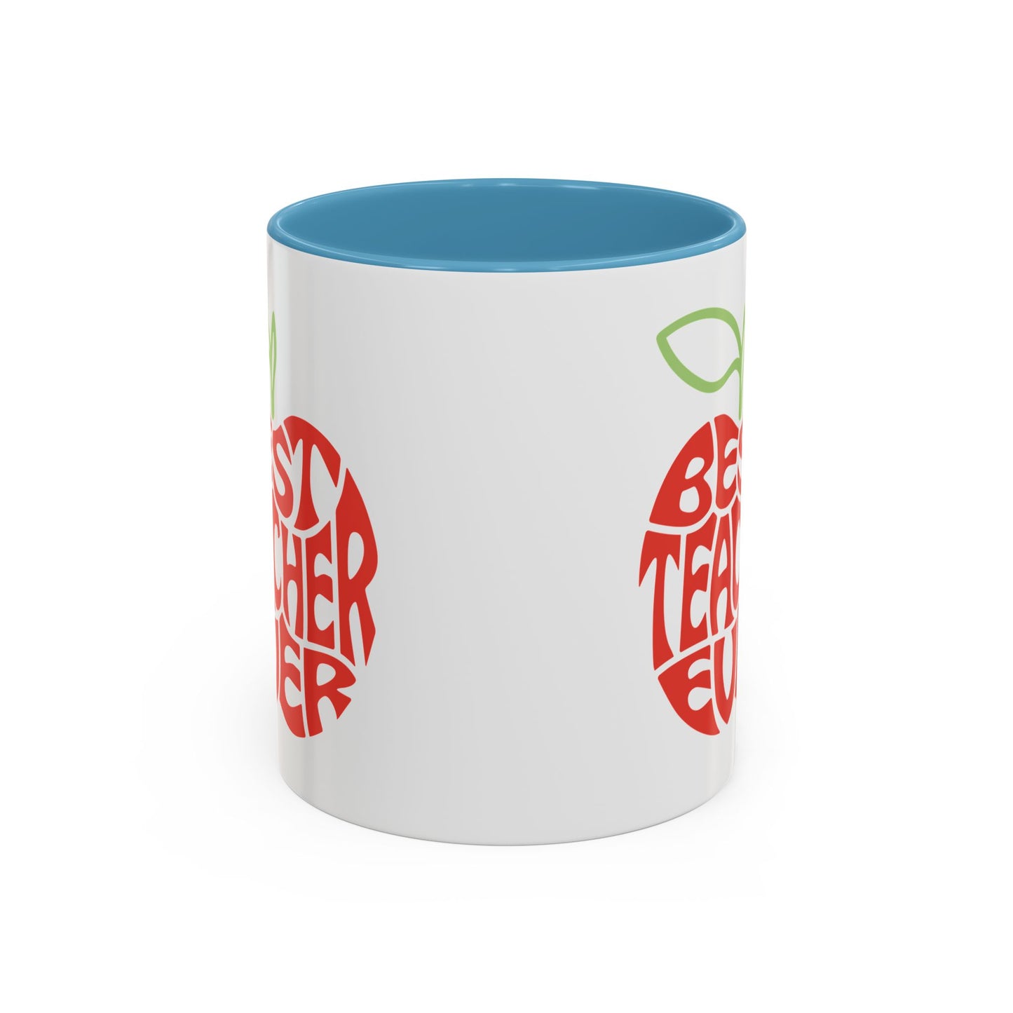 Best Teacher Ever Accent Coffee Mug - Perfect Gift for Educators