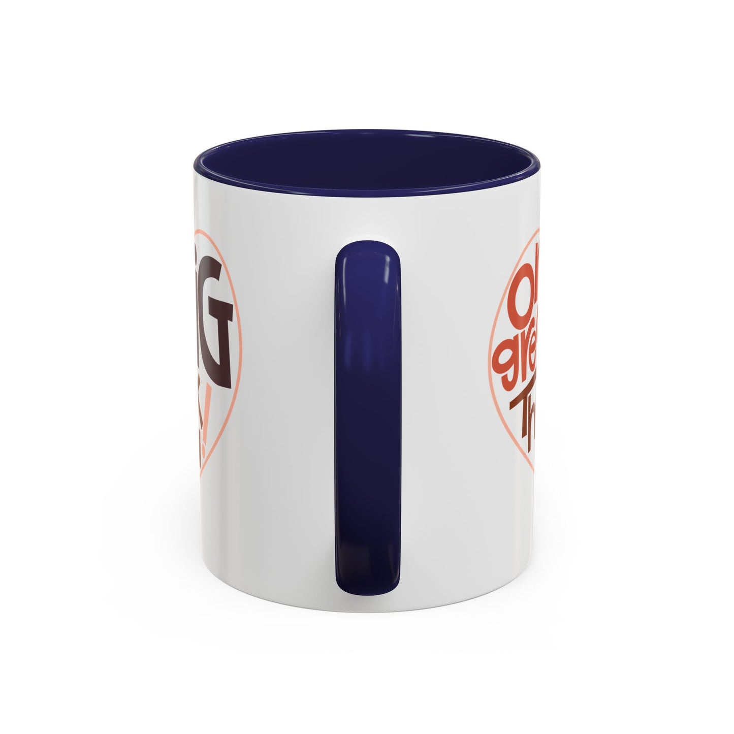 Thank You Accent Coffee Mug – One Great Big Thank You Design (11oz, 15oz)