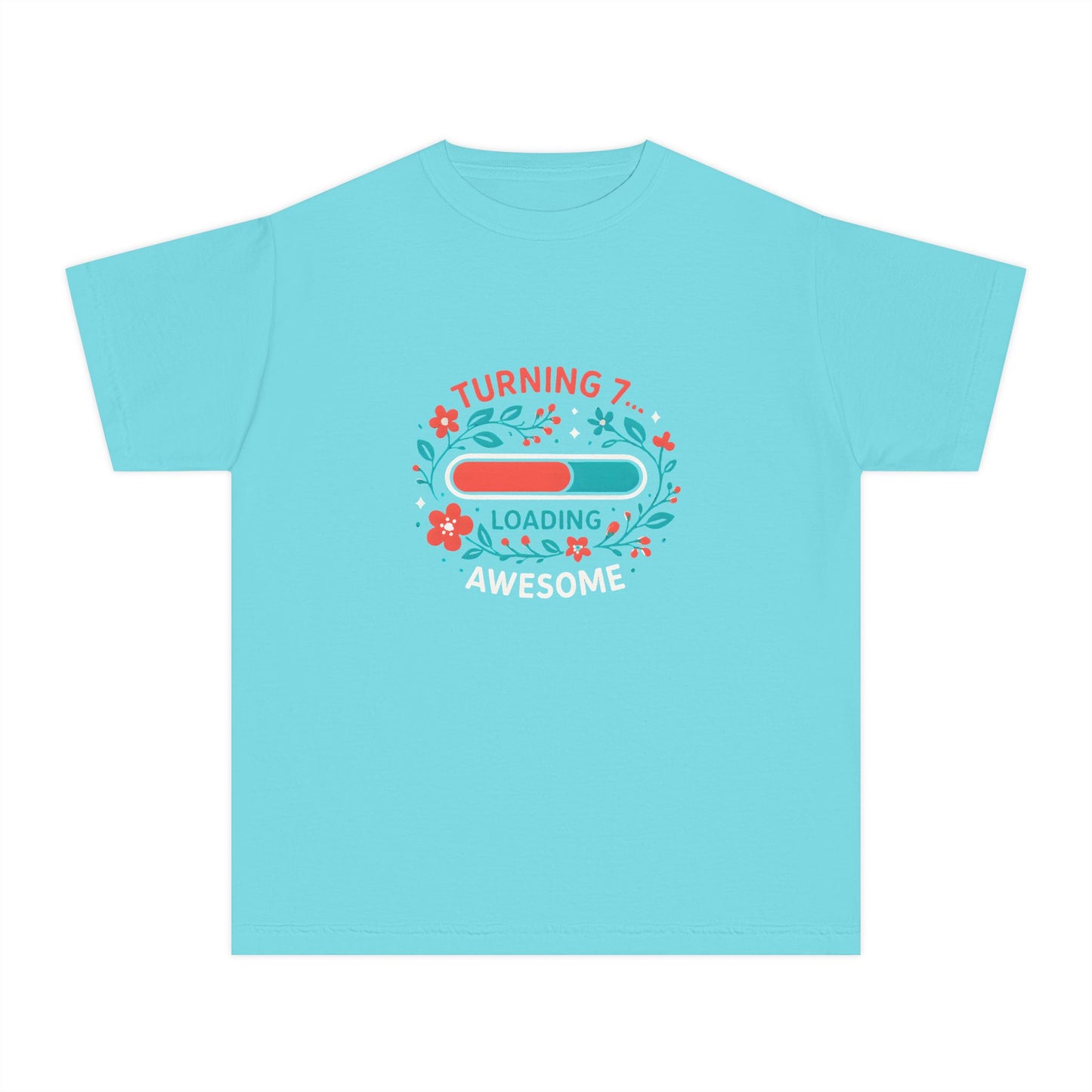 Turning 7… Loading – Kids Relaxed Fit T-Shirt