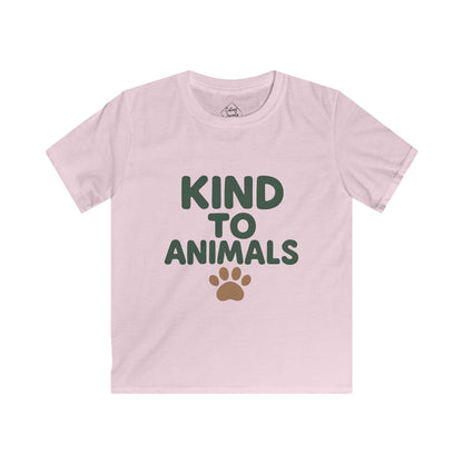 Kind to Animals – Kids Soft Cotton T-Shirt