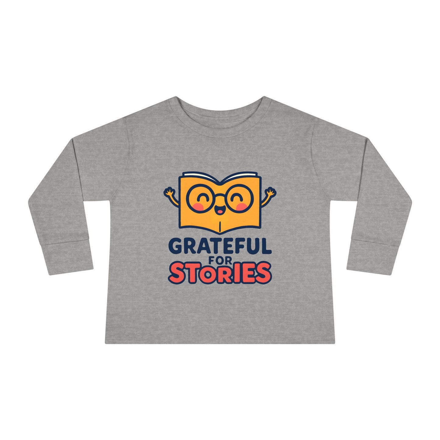 Grateful for Stories Toddler Long Sleeve Tee