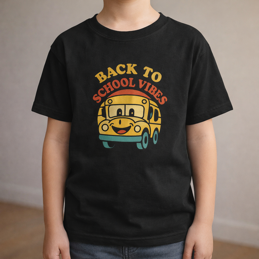 Back to School Vibes - Kids Soft Cotton T-Shirt