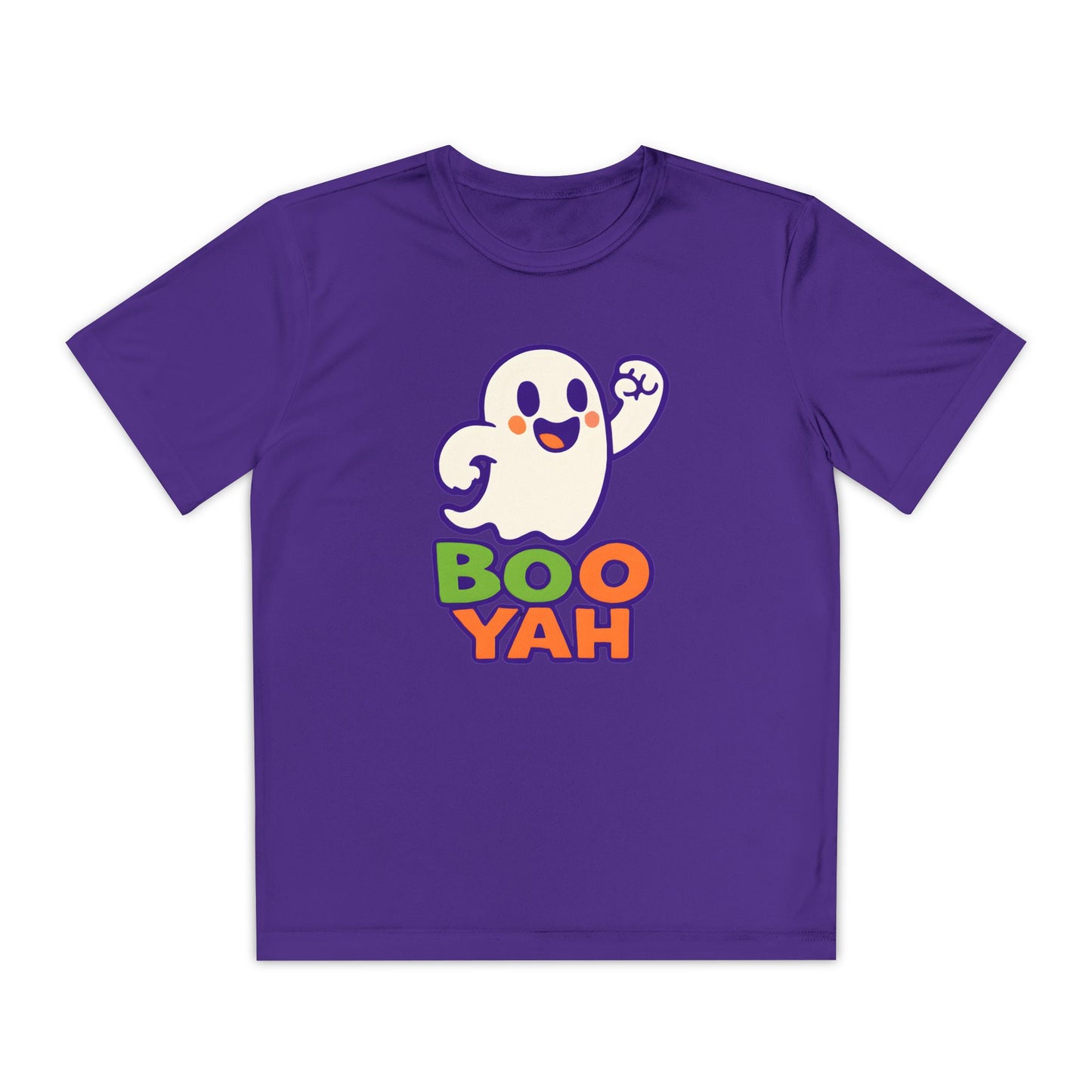 Youth Ghost Tee with Boo Yah Design
