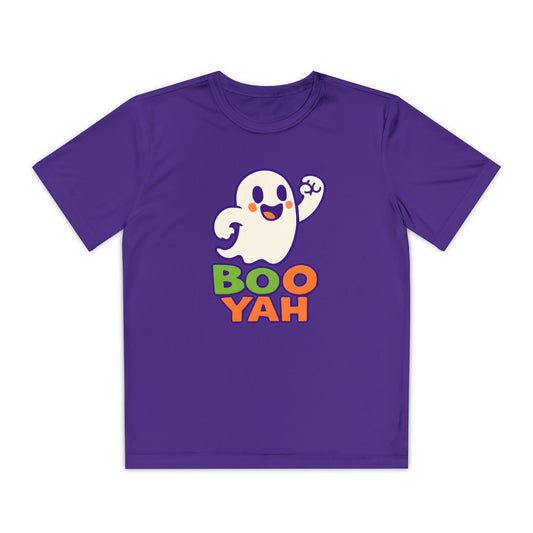 Youth Ghost Tee with Boo Yah Design