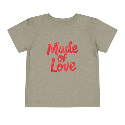 Made of Love – Toddler Soft Cotton T-Shirt