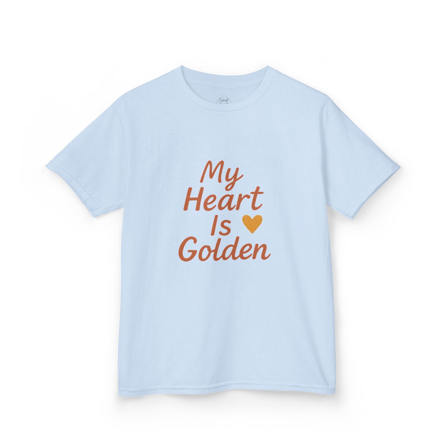 "My Heart Is Golden" – Kids Classic Cotton T-Shirt
