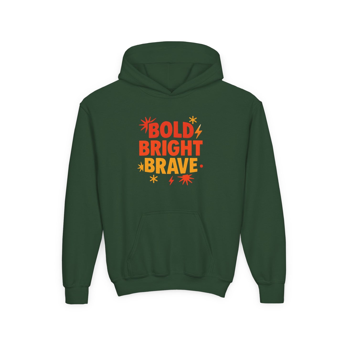 Youth Bold Bright Brave Hoodie