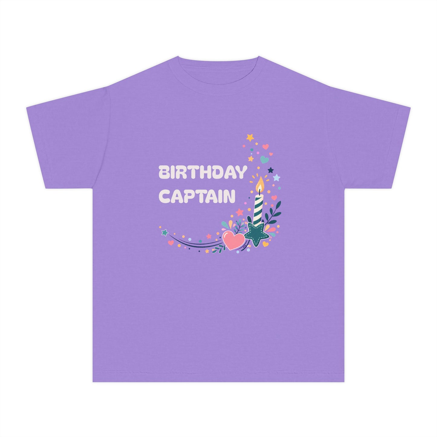 Birthday Captain – Kids Relaxed Fit T-Shirt