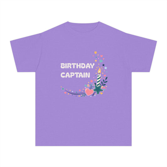 Birthday Captain – Kids Relaxed Fit T-Shirt