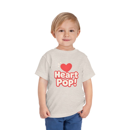 Heart Pop! – Toddler Soft Cotton T-Shirt
