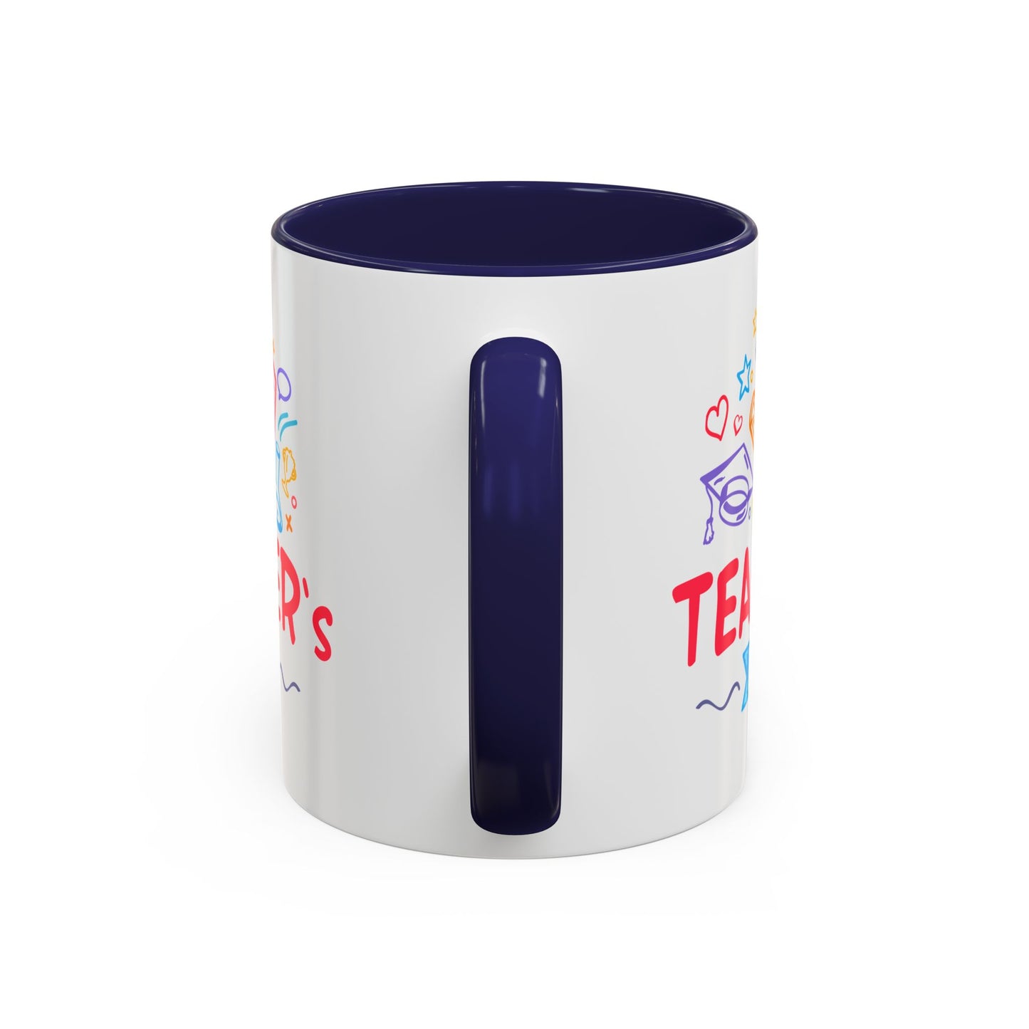 Teacher's Day Accent Coffee Mug - Celebrate Educators with Colorful Designs