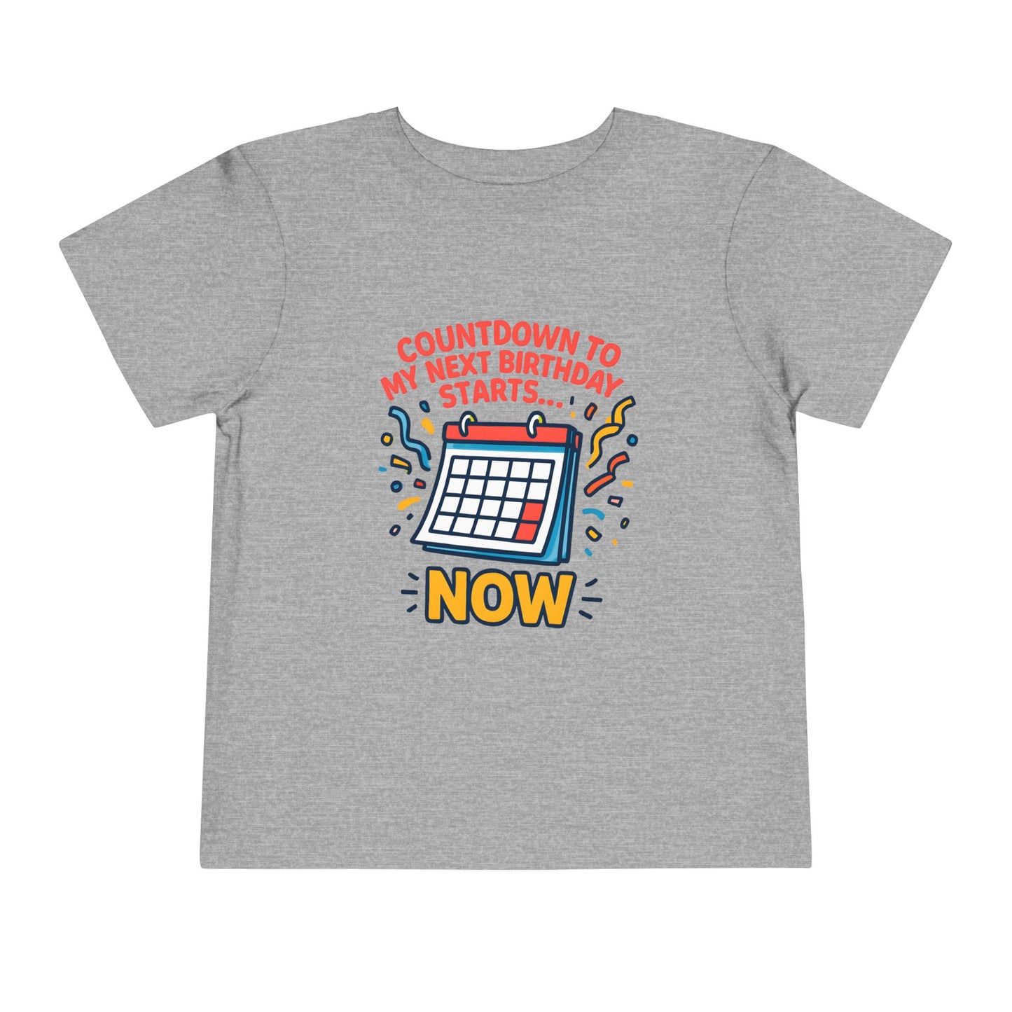 Cute Calendar Birthday – Toddler Soft Cotton T-Shirt