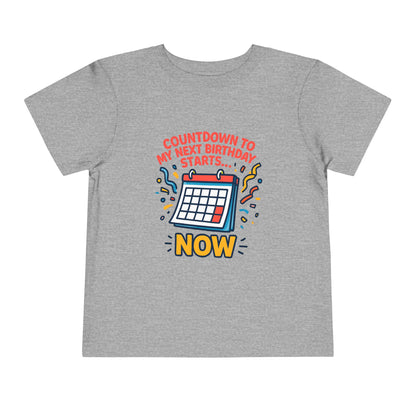Cute Calendar Birthday – Toddler Soft Cotton T-Shirt