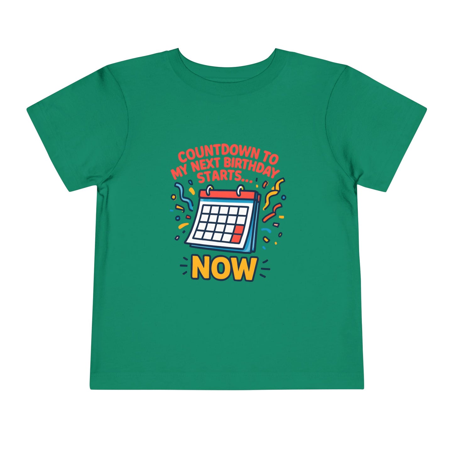 Cute Calendar Birthday – Toddler Soft Cotton T-Shirt