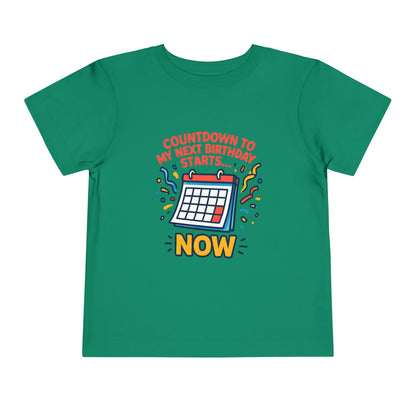 Cute Calendar Birthday – Toddler Soft Cotton T-Shirt