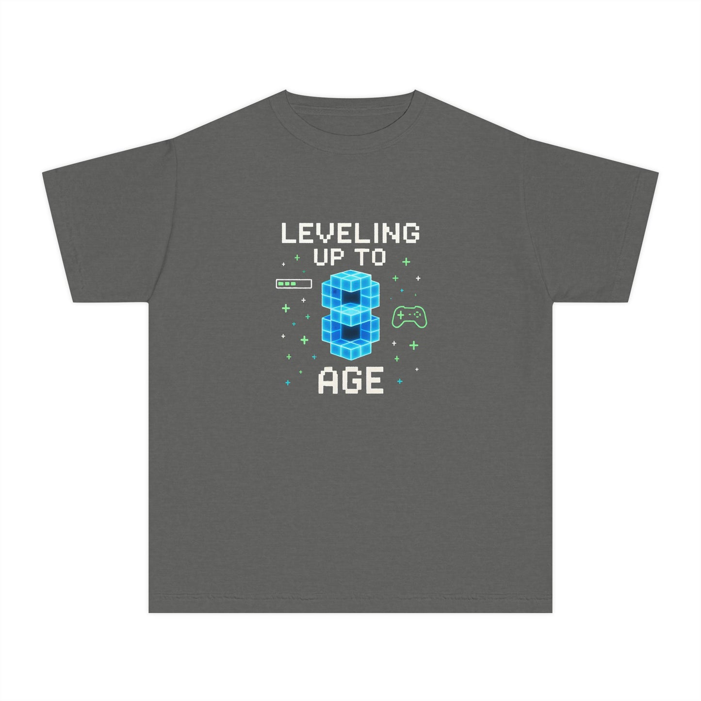 Leveling Up to Age 8 – Kids Relaxed Fit T-Shirt