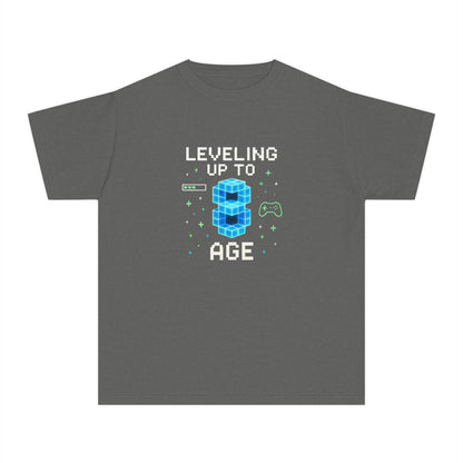 Leveling Up to Age 8 – Kids Relaxed Fit T-Shirt