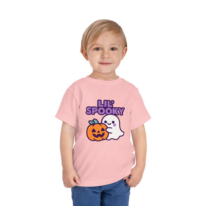 Lil' Spooky Toddler Tee - Halloween Ghost Shirt