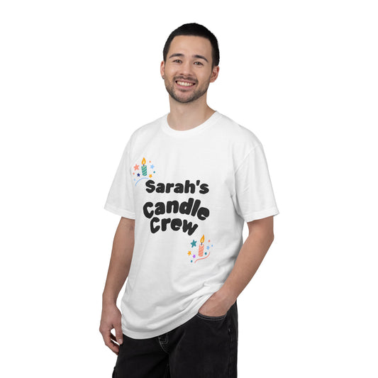 Candle Crew – Personalized Adult Unisex Garment-Dyed T-Shirt