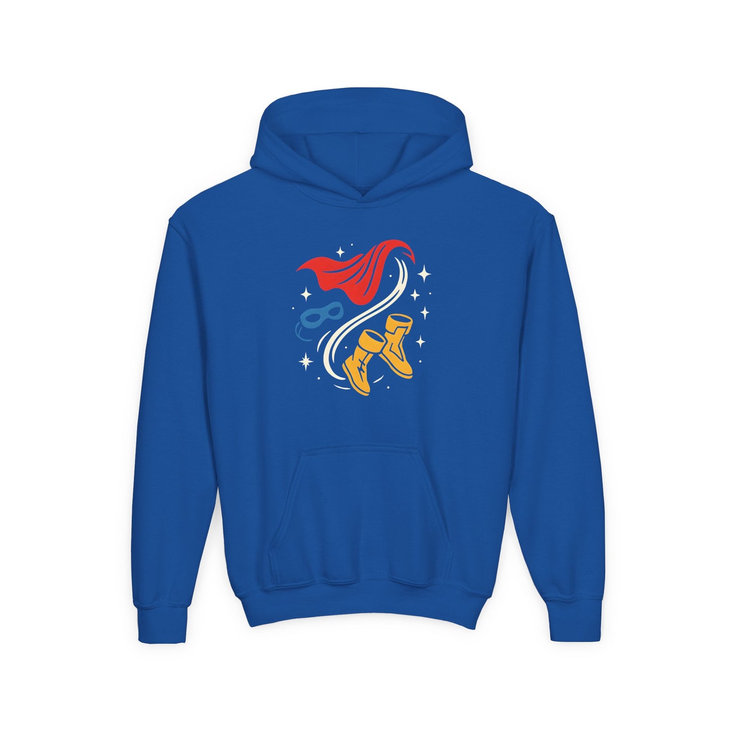 Youth Superhero Cape & Mask Banana Sweatshirt