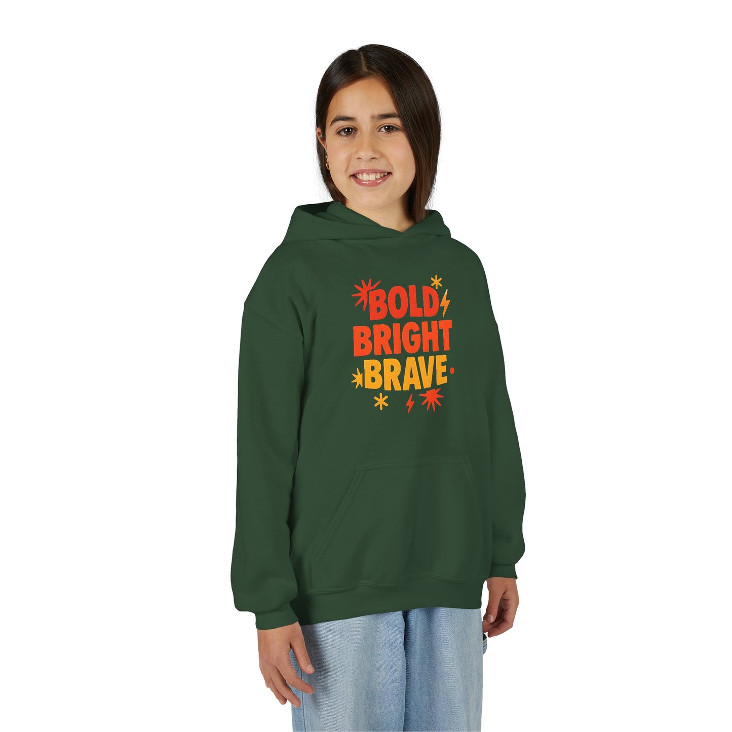 Youth Bold Bright Brave Hoodie