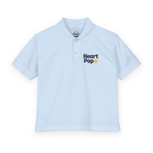 Heart Pop Logo – Kids Classic Polo Shirt