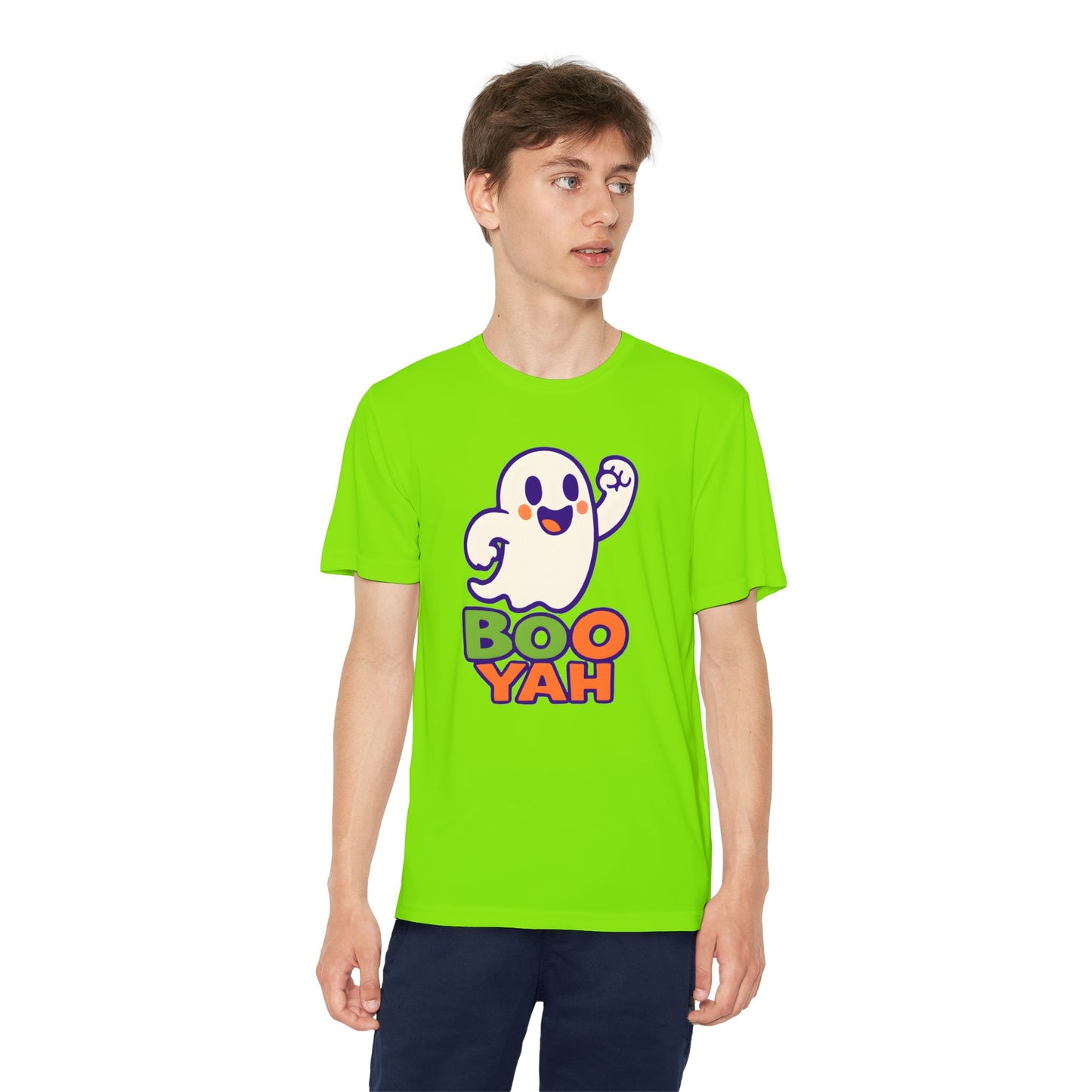 Youth Ghost Tee with Boo Yah Design