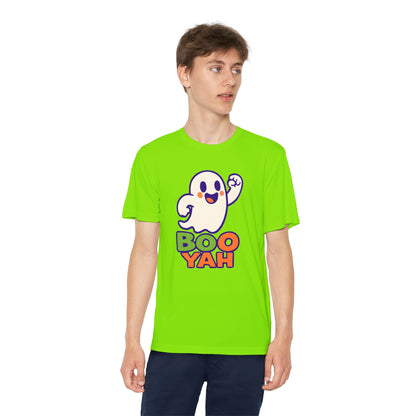 Youth Ghost Tee with Boo Yah Design