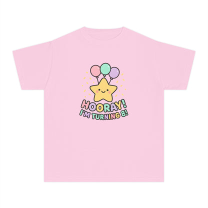 Hooray! I’m Turning 8 – Kids Relaxed Fit T-Shirt