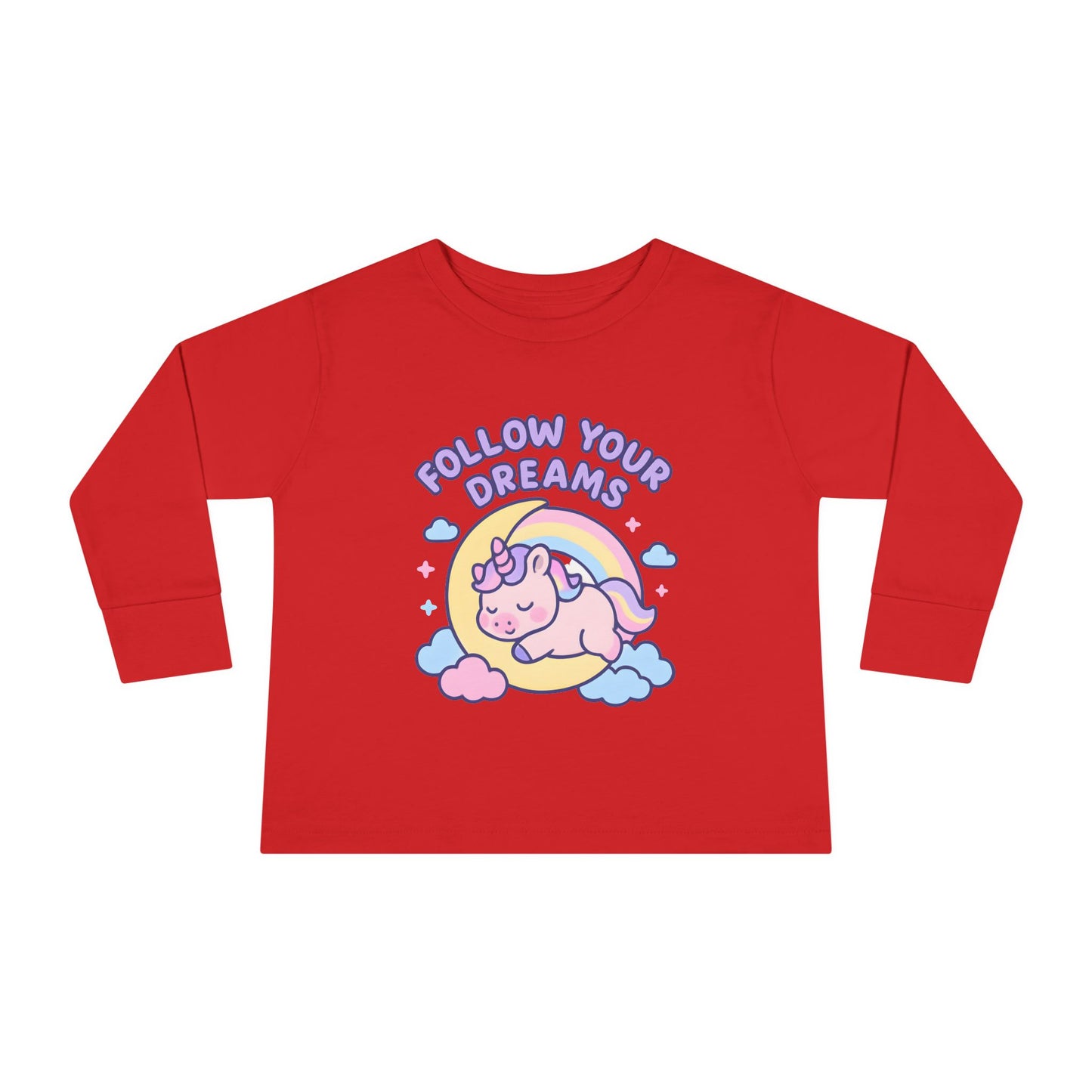 Follow Your Dreams Toddler Long Sleeve Tee