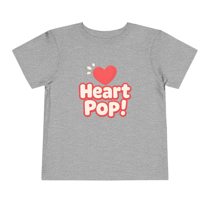 Heart Pop! – Toddler Soft Cotton T-Shirt