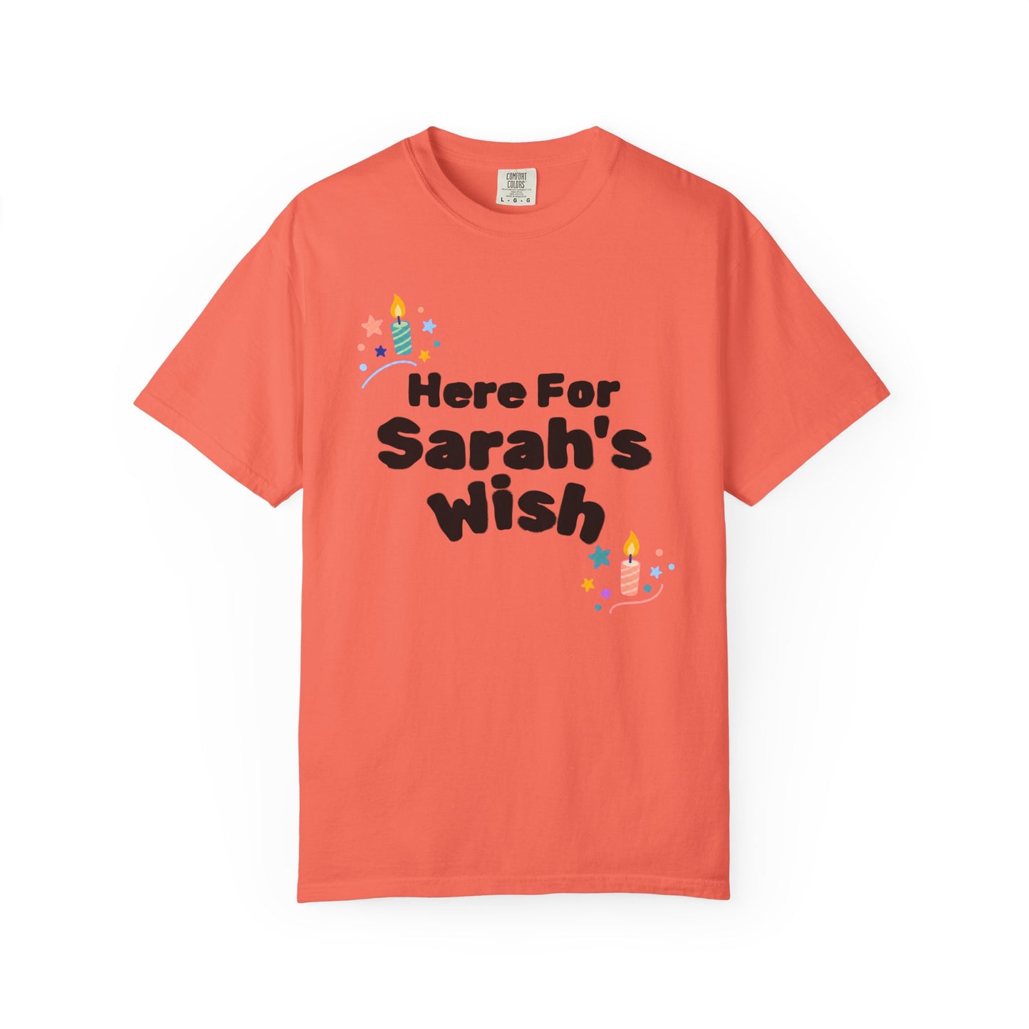 Here For Their Wish – Personalized Adult Relaxed Fit T-Shirt