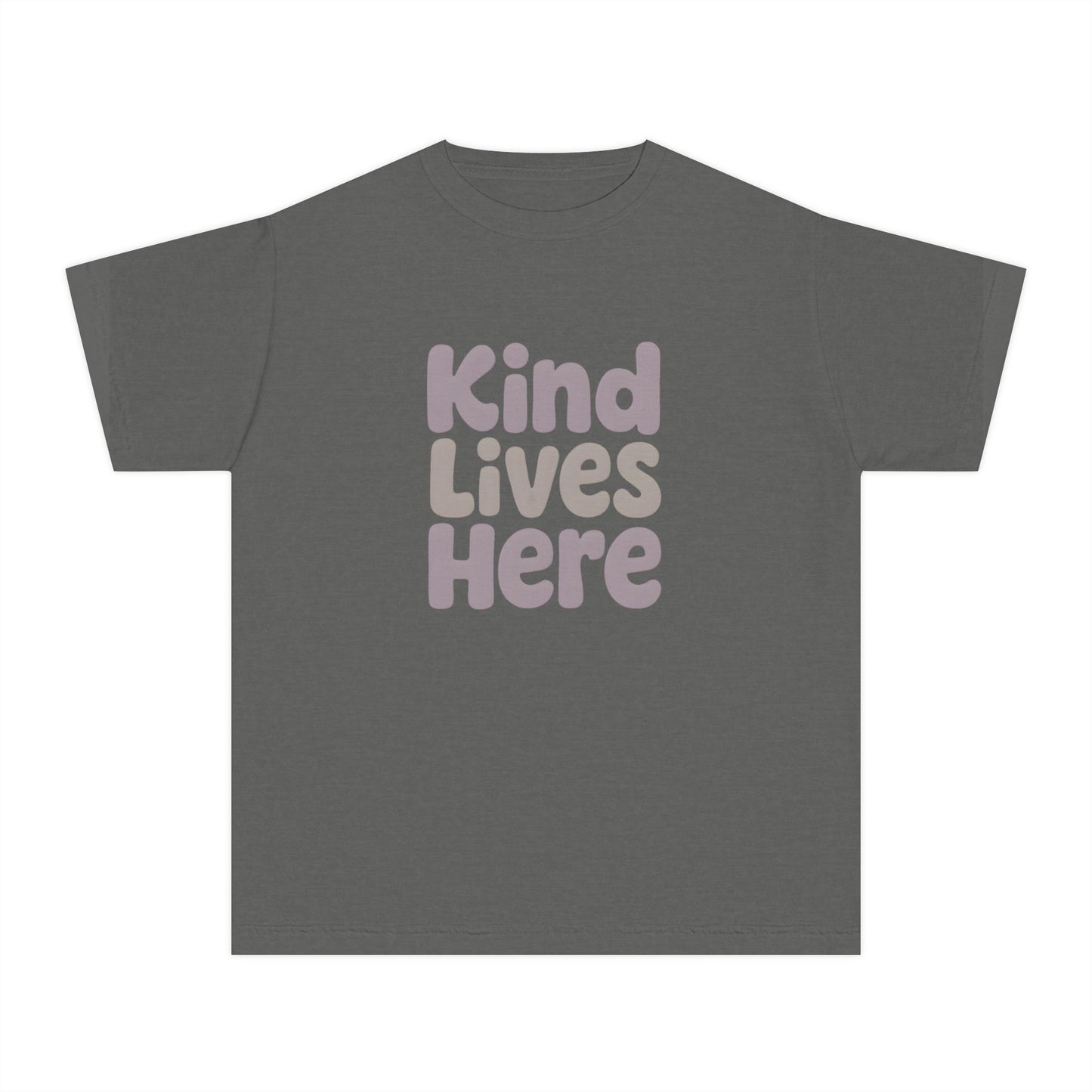 Kind Lives Here – Kids Relaxed Fit T-Shirt