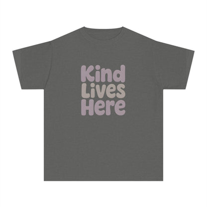 Kind Lives Here – Kids Relaxed Fit T-Shirt