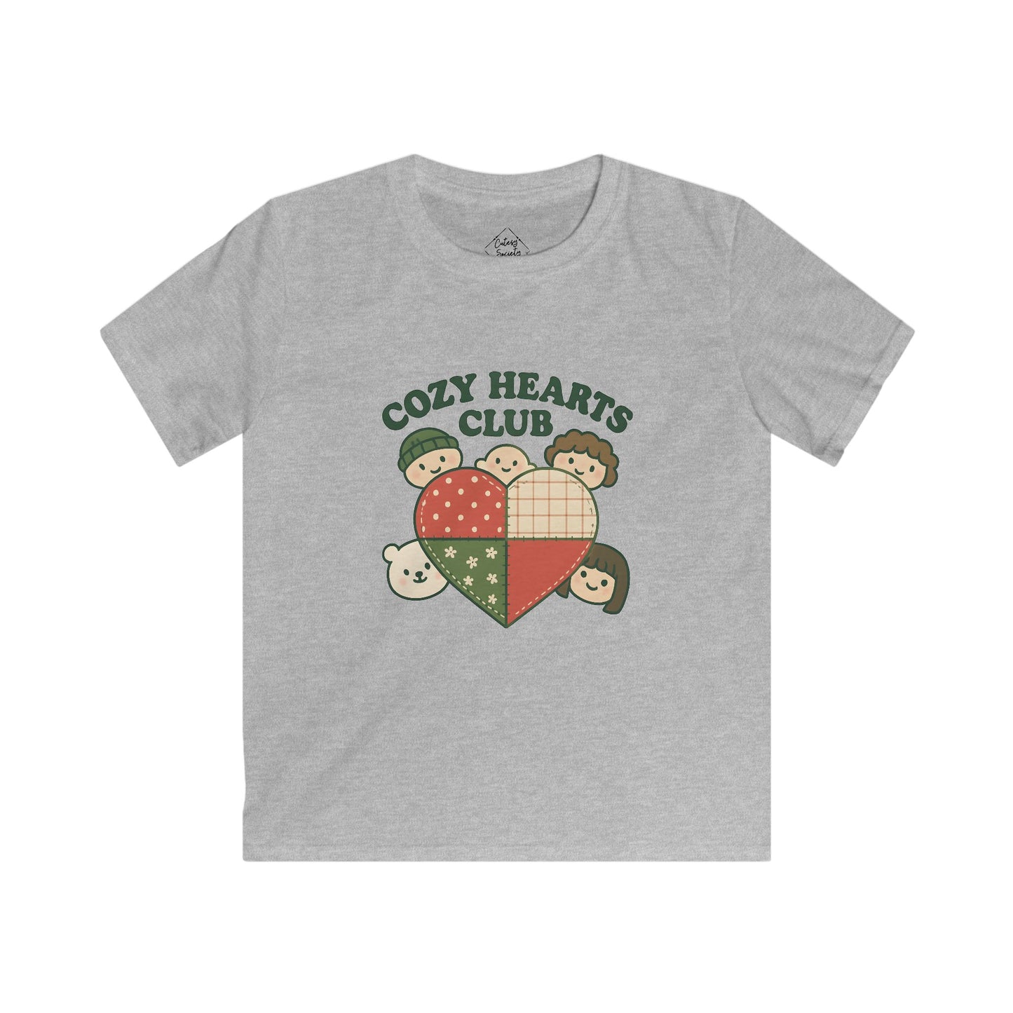 Kids Cozy Hearts Club Tee