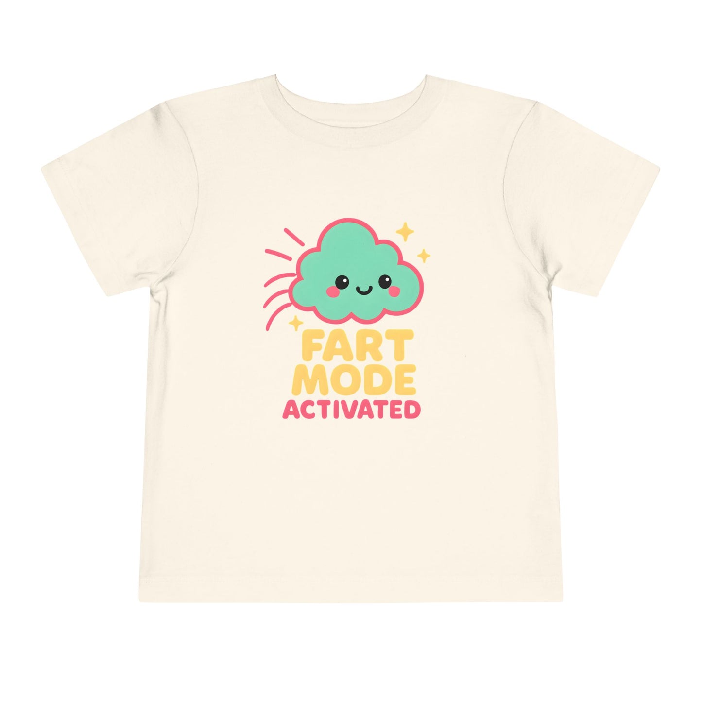 Kawaii Toddler Tee: Fart Mode Activated