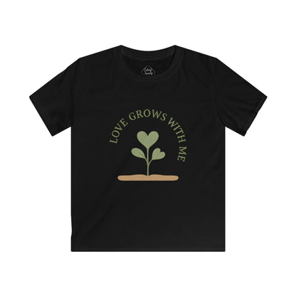 "Love Grows With Me" – Kids Soft Cotton T-Shirt