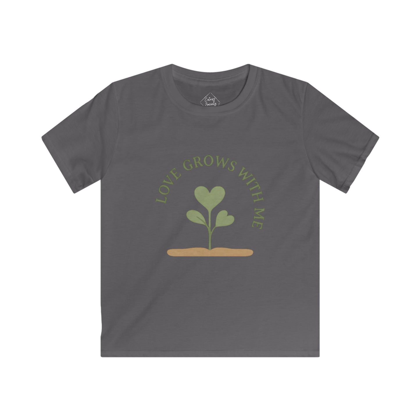 "Love Grows With Me" – Kids Soft Cotton T-Shirt